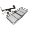 Trailer Tow Hitch For 11-21 Jeep Grand Cherokee 22-23 WK Basket Cargo Carrier Platform Hitch Lock and Cover