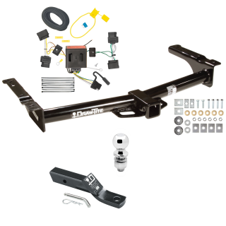 Custom Fit Trailer Hitch Wiring Harness (Plug & Play) 2" Drop Ball-Mount w/ Pin/Clip 2" Chrome Ball Installation Hardware Installation Instructions 75703 118551 23 63845 Draw-Tite Trailer Tow Hitch 08-14 Van E150 E250 E350 Complete Package Trailer Tow Hitch For 08-14 Ford Van E150 E250 E350 Complete Package w/ Wiring and 2" Ball
