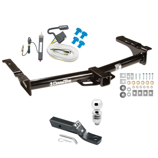 Custom Fit Trailer Hitch Wiring Harness (Requires Splicing) 2" Drop Ball-Mount w/ Pin/Clip 2" Chrome Ball Installation Hardware Installation Instructions 75703 20252 23 63845 Draw-Tite Trailer Tow Hitch 75-91 03-07 Van E100 E150 E250 E350 Compl Trailer Tow Hitch For 75-91 03-07 Ford Van E100 E150 E250 E350 Complete Package w/ Wiring and 2" Ball