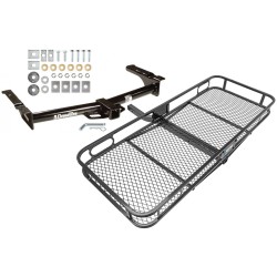 Trailer Tow Hitch For 75-14 Ford E150 E250 E350 Van Basket Cargo Carrier Platform w/ Hitch Pin Trailer Tow Hitch For 75-14 Ford E150 E250 E350 Van Basket Cargo Carrier Platform w/ Hitch Pin