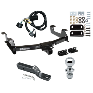 Custom Fit Trailer Hitch Wiring Harness (Plug & Play) 2" Drop Ball-Mount w/ Pin/Clip 1-7/8" Chrome Ball Installation Hardware Installation Instructions 75707 118384 23 63816 Draw-Tite Trailer Tow Hitch 11-14 Chevy GMC Silverado Sierra 2500 Trailer Tow Hitch For 11-14 Chevy GMC Silverado Sierra 2500 3500 HD Complete Package w/ Wiring and 1-7/8" Ball