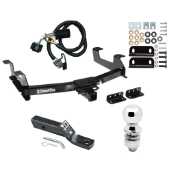 Trailer Tow Hitch For 11-14 Chevy GMC Silverado Sierra 2500 3500 HD Complete Package w/ Wiring and 2" Ball
