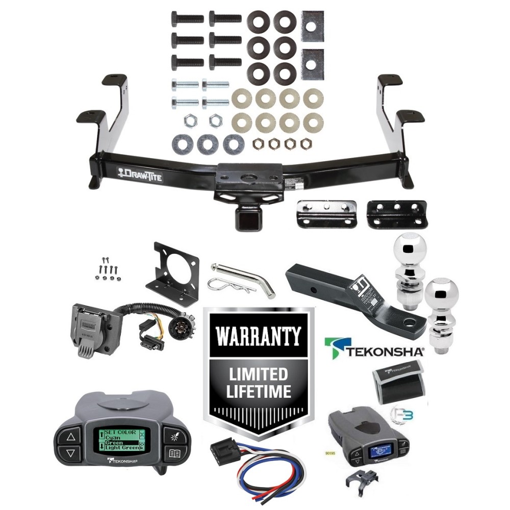 Custom Fit Trailer Hitch Wiring Harness (Plug & Play) Tekonsha Prodigy P3 Proportional Brake Control For 1-4 Axles 2" Drop Ball-Mount w/ Pin/Clip 2" and 2-5/16" Chrome Balls Installation Hardware Installation Instructions 75707 74682 23 Trailer Hitch w/ Tekonsha Prodigy P3 Brake Control For 11-14 Chevy Silverado GMC Sierra 2500 3500 HD w/ 2" Ball 2" Drop Mount 7-Way Pin Blade RV