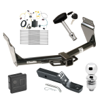 Custom Fit Trailer Hitch Wiring Harness (Plug & Play) 2" Drop Ball-Mount w/ Pin/Clip 2" Chrome Ball Security Lock Pin Rubber Hitch Plug Cover Installation Hardware Installation Instructions 75713 118727 23 63845 580407 7010 Draw-Tite Trailer Trailer Tow Hitch For 14-21 Jeep Grand Cherokee EcoDiesel Deluxe Package Wiring 2" Ball and Lock