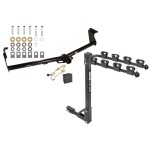 Custom Fit Trailer Hitch 4 Bike Carrier Security J-Pin Rubber Hitch Plug Cover Installation Hardware Installation Instructions 75714 1393100G 63201 7010 Draw-Tite Trailer Tow Hitch 4 Bike Rack 11-17 Nissan Quest tilt away adult or child arms fold down car Trailer Tow Hitch w/ 4 Bike Rack For 11-17 Nissan Quest tilt away adult or child arms fold down carrier w/ Lock and Cover