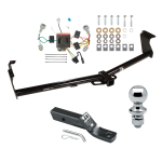 Custom Fit Trailer Hitch Wiring Harness (Plug & Play) 2" Drop Ball-Mount w/ Pin/Clip 1-7/8" Chrome Ball Installation Hardware Installation Instructions 75714 118547 23 63816 Draw-Tite Trailer Tow Hitch 11-16 Nissan Quest Complete Package Wi Trailer Tow Hitch For 11-16 Nissan Quest Complete Package w/ Wiring and 1-7/8" Ball