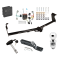 Custom Fit Trailer Hitch Wiring Harness (Plug & Play) 2" Drop Ball-Mount w/ Pin/Clip 2" Chrome Ball Security Lock Pin Rubber Hitch Plug Cover Installation Hardware Installation Instructions 75714 118547 23 63845 580407 7010 Draw-Tite Traile Trailer Tow Hitch For 11-16 Nissan Quest Deluxe Package Wiring 2" Ball and Lock