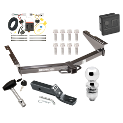 Trailer Tow Hitch For 12-22 Nissan NV1500 NV2500 NV3500 Deluxe Package Wiring 2" Ball and Lock Trailer Tow Hitch For 12-22 Nissan NV1500 NV2500 NV3500 Deluxe Package Wiring 2" Ball and Lock