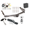 Custom Fit Trailer Hitch Wiring Harness (Plug & Play) 2" Drop Ball-Mount w/ Pin/Clip 2" Chrome Ball Security Lock Pin Rubber Hitch Plug Cover Installation Hardware Installation Instructions 75715 118553 23 63845 580407 7010 Draw-Tite Traile Trailer Tow Hitch For 12-22 Nissan NV1500 NV2500 NV3500 Deluxe Package Wiring 2" Ball and Lock