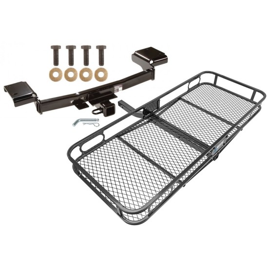 Trailer Tow Hitch For 10-15 Hyundai Tucson 11-16 Kia Sportage Basket Cargo Carrier Platform w/ Hitch Pin