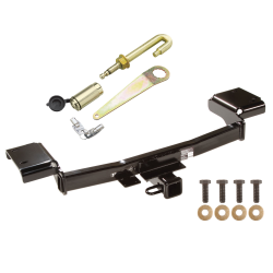 Trailer Tow Hitch For 10-15 Hyundai Tucson 11-16 Kia Sportage Class 3 2" Towing Receiver w/ J-Pin Anti-Rattle Lock