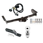 Custom Fit Trailer Hitch Wiring Harness (Plug & Play) 2" Drop Ball-Mount w/ Pin/Clip 2" Chrome Ball Installation Hardware Installation Instructions 75725 118384 23 63845 Draw-Tite Trailer Tow Hitch 00-06 Chevy GMC Tahoe Yukon XL Denali Subu Trailer Tow Hitch For 00-06 Chevy GMC Tahoe Yukon XL Denali Suburban 1500 2500 Complete Package w/ Wiring and 2" Ball