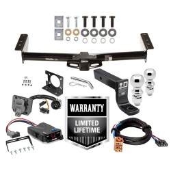 Trailer Hitch Brake Control Wiring For 03-06 Avalanche Suburban Tahoe Yukon XL w/ Dual 2" and 2- 5/16" Ball 2" Drop Mount 7-Way Pin Blade RV Controller  Trailer Hitch Brake Control Wiring For 03-06 Avalanche Suburban Tahoe Yukon XL w/ Dual 2" and 2- 5/16" Ball 2" Drop Mount 7-Way Pin Blade RV Controller