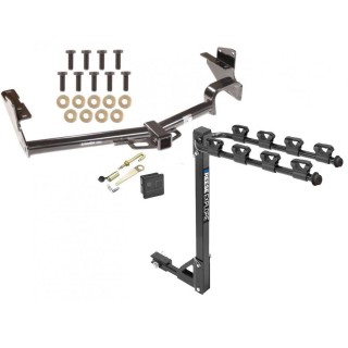 Custom Fit Trailer Hitch 4 Bike Carrier Security J-Pin Rubber Hitch Plug Cover Installation Hardware Installation Instructions 75726 1393100G 63201 7010 Draw-Tite Trailer Tow Hitch 4 Bike Rack 08-13 Toyota Highlander tilt away adult or child arms fold do Trailer Tow Hitch w/ 4 Bike Rack For 08-13 Toyota Highlander tilt away adult or child arms fold down carrier w/ Lock and Cover
