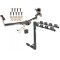 Custom Fit Trailer Hitch 4 Bike Carrier Security J-Pin Rubber Hitch Plug Cover Installation Hardware Installation Instructions 75726 1393100G 63201 7010 Draw-Tite Trailer Tow Hitch 4 Bike Rack 08-13 Toyota Highlander tilt away adult or child arms fold do Trailer Tow Hitch w/ 4 Bike Rack For 08-13 Toyota Highlander tilt away adult or child arms fold down carrier w/ Lock and Cover
