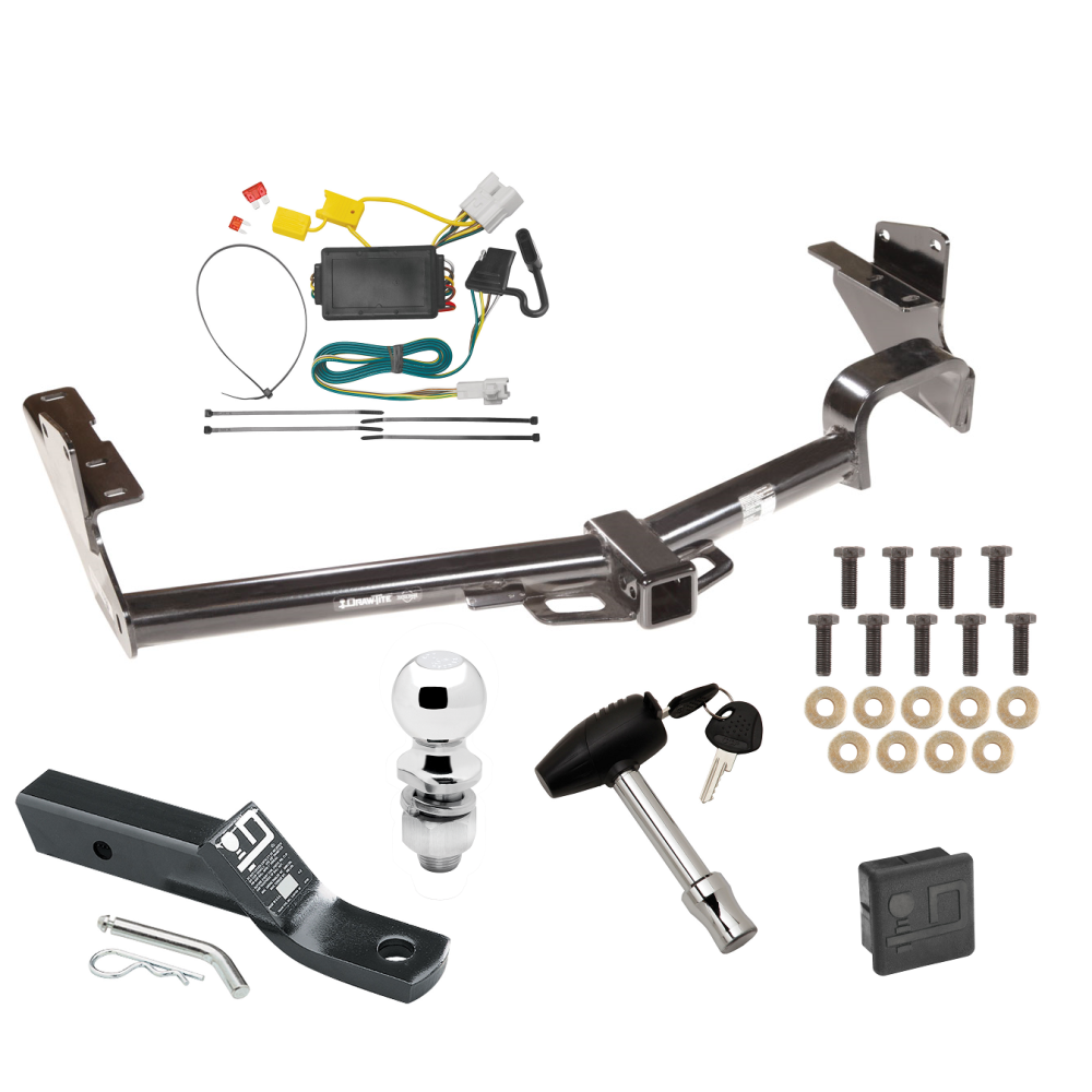 Trailer Tow Hitch For 0813 Toyota Highlander Deluxe Package Wiring 2