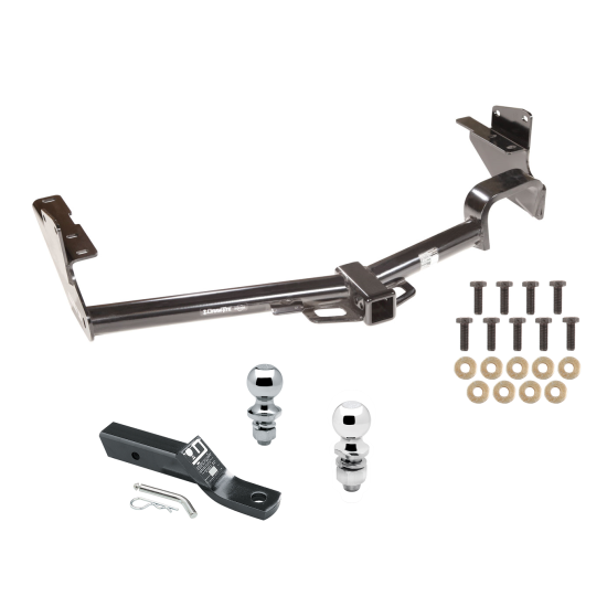 Custom Fit Trailer Hitch 2" Drop Ball-Mount w/ Pin/Clip 1-7/8" and 2" Chrome Ball Installation Hardware Installation Instructions 75726 23 63845 63816 Draw-Tite Trailer Tow Hitch 08-13 Toyota Highlander Receiver 1-7/8" and 2" Bal Trailer Tow Hitch For 08-13 Toyota Highlander Receiver w/ 1-7/8" and 2" Ball