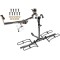 Trailer Tow Hitch For 08-13 Toyota Highlander Platform Style 2 Bike Rack w/ Anti Rattle Hitch Lock