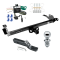 Trailer Tow Hitch For 13-14 Toyota Hilux Complete Package w/ Wiring and 1-7/8" Ball
