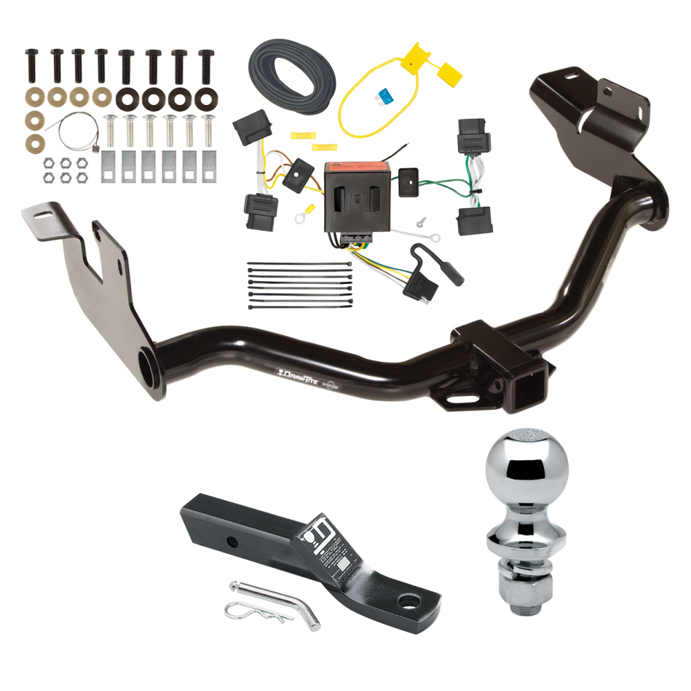 Custom Fit Trailer Hitch Wiring Harness (Plug & Play) 2" Drop Ball-Mount w/ Pin/Clip 1-7/8" Chrome Ball Installation Hardware Installation Instructions 75751 118551 23 63816 Draw-Tite Trailer Tow Hitch 08-12 Escape Mazda Tribute 05-11 Mercu Trailer Tow Hitch For 08-12 Ford Escape Mazda Tribute 05-11 Mercury Mariner Complete Package w/ Wiring and 1-7/8" Ball