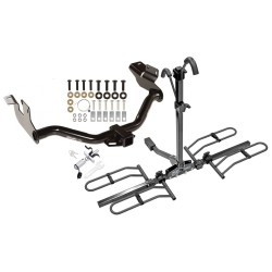 Trailer Tow Hitch For 05-12 Ford Escape Mazda Tribute Mercury Mariner Platform Style 2 Bike Rack w/ Anti Rattle Hitch Lock Trailer Tow Hitch For 05-12 Ford Escape Mazda Tribute Mercury Mariner Platform Style 2 Bike Rack w/ Anti Rattle Hitch Lock