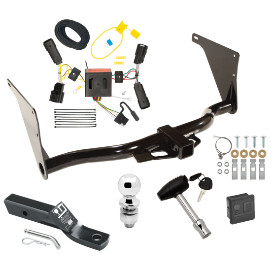 Trailer Tow Hitch For 13-16 Ford Escape Deluxe Package Wiring 2" Ball and Lock