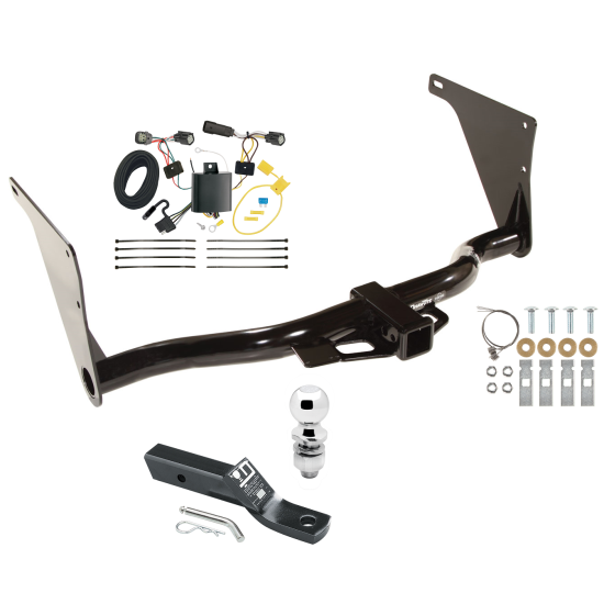 Custom Fit Trailer Hitch Wiring Harness (Plug & Play) 2" Drop Ball-Mount w/ Pin/Clip 2" Chrome Ball Installation Hardware Installation Instructions 75758 118715 23 63845 Draw-Tite Trailer Tow Hitch 17-18 Escape Complete Package Wiring and 2 Trailer Tow Hitch For 17-18 Ford Escape Complete Package w/ Wiring and 2" Ball