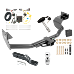 Custom Fit Trailer Hitch Wiring Harness (Plug & Play) 2" Drop Ball-Mount w/ Pin/Clip 2" Chrome Ball Security Lock Pin Rubber Hitch Plug Cover Installation Hardware Installation Instructions 75772 118571 23 63845 580407 7010 Draw-Tite Trailer Trailer Tow Hitch For 13-18 Hyundai Santa Fe Sport 5 Pass Deluxe Package Wiring 2" Ball and Lock
