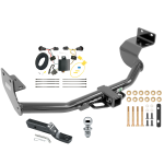 Custom Fit Trailer Hitch Wiring Harness (Plug & Play) 2" Drop Ball-Mount w/ Pin/Clip 1-7/8" Chrome Ball Installation Hardware Installation Instructions 75772 118583 23 63816 Draw-Tite Trailer Tow Hitch 14-15 KIA Sorento I4 Engine Complete P Trailer Tow Hitch For 14-15 KIA Sorento w/ I4 Engine Complete Package w/ Wiring and 1-7/8" Ball