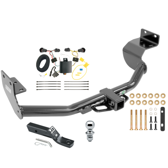 Custom Fit Trailer Hitch Wiring Harness (Plug & Play) 2" Drop Ball-Mount w/ Pin/Clip 1-7/8" Chrome Ball Installation Hardware Installation Instructions 75772 118583 23 63816 Draw-Tite Trailer Tow Hitch 14-15 KIA Sorento I4 Engine Complete P Trailer Tow Hitch For 14-15 KIA Sorento w/ I4 Engine Complete Package w/ Wiring and 1-7/8" Ball