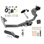 Custom Fit Trailer Hitch Wiring Harness (Plug & Play) 2" Drop Ball-Mount w/ Pin/Clip 2" Chrome Ball Security Lock Pin Rubber Hitch Plug Cover Installation Hardware Installation Instructions 75772 118583 23 63845 580407 7010 Draw-Tite Trailer Trailer Tow Hitch For 14-15 KIA Sorento w/ I4 Engine Deluxe Package Wiring 2" Ball and Lock
