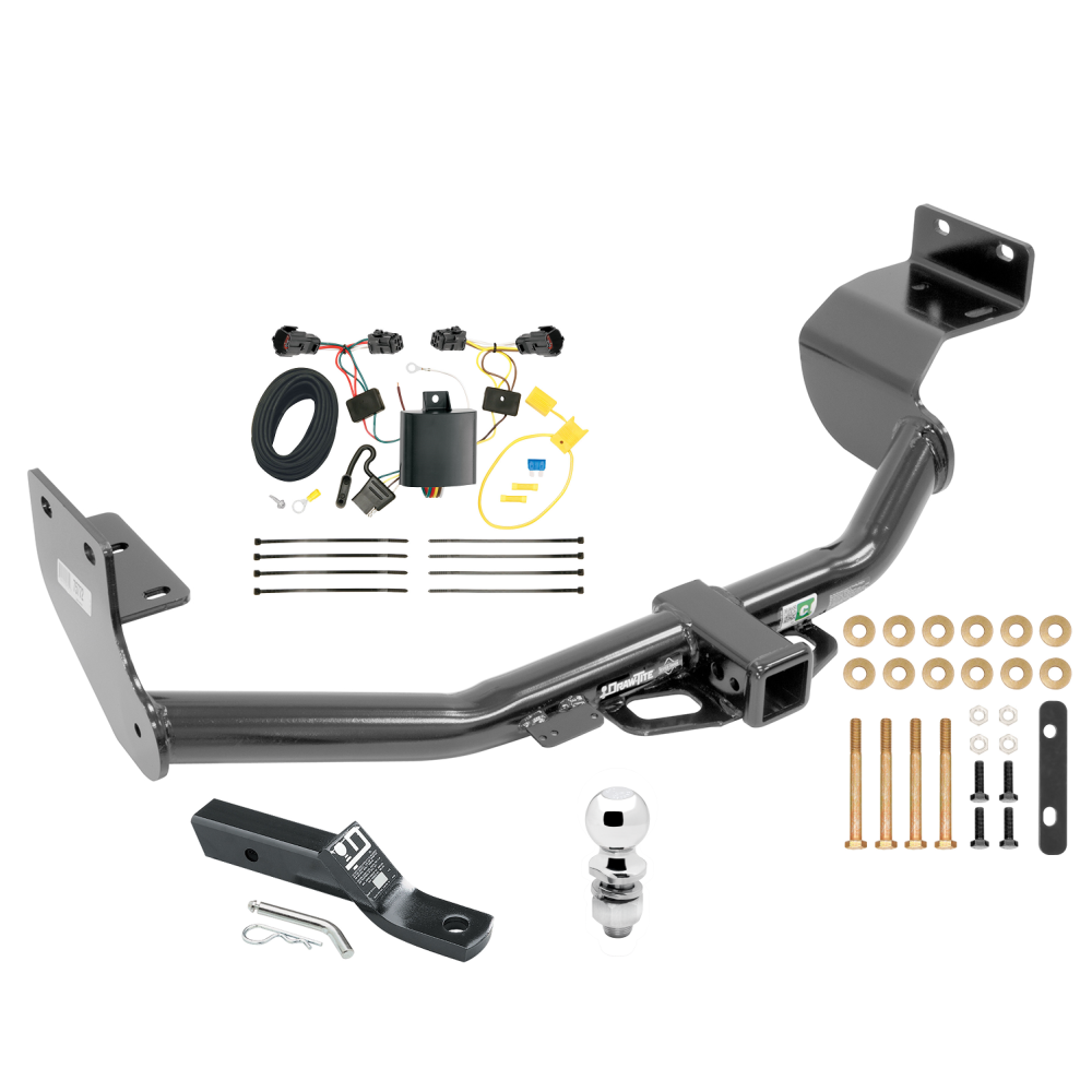 Custom Fit Trailer Hitch Wiring Harness (Plug & Play) 2" Drop Ball-Mount w/ Pin/Clip 2" Chrome Ball Installation Hardware Installation Instructions 75772 118583 23 63845 Draw-Tite Trailer Tow Hitch 14-15 KIA Sorento I4 Engine Complete Packa Trailer Tow Hitch For 14-15 KIA Sorento w/ I4 Engine Complete Package w/ Wiring and 2" Ball