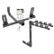 Trailer Tow Hitch w/ 4 Bike Rack For 10-15 Mercedes-Benz GLK350 tilt away adult or child arms fold down carrier