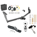 Custom Fit Trailer Hitch Wiring Harness (Plug & Play) 2" Drop Ball-Mount w/ Pin/Clip 2" Chrome Ball Security Lock Pin Rubber Hitch Plug Cover Installation Hardware Installation Instructions 75778 118593 23 63845 580407 7010 Draw-Tite Traile Trailer Tow Hitch For 09-13 Infiniti FX35 FX37 FX50 Deluxe Package Wiring 2" Ball and Lock