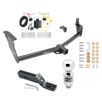 Custom Fit Trailer Hitch Wiring Harness (Plug & Play) 2" Drop Ball-Mount w/ Pin/Clip 2" Chrome Ball Installation Hardware Installation Instructions 75778 118593 23 63845 Draw-Tite Trailer Tow Hitch 09-13 Infiniti FX35 FX37 FX50 Complete Pac Trailer Tow Hitch For 09-13 Infiniti FX35 FX37 FX50 Complete Package w/ Wiring and 2" Ball