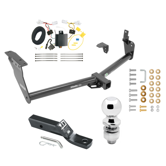 Custom Fit Trailer Hitch Wiring Harness (Plug & Play) 2" Drop Ball-Mount w/ Pin/Clip 2" Chrome Ball Installation Hardware Installation Instructions 75778 118593 23 63845 Draw-Tite Trailer Tow Hitch 09-13 Infiniti FX35 FX37 FX50 Complete Pac Trailer Tow Hitch For 09-13 Infiniti FX35 FX37 FX50 Complete Package w/ Wiring and 2" Ball