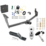 Custom Fit Trailer Hitch Wiring Harness (Requires Splicing) 2" Drop Ball-Mount w/ Pin/Clip 2" Chrome Ball Security Lock Pin Rubber Hitch Plug Cover Installation Hardware Installation Instructions 75778 119148 23 63845 580407 7010 Draw-Tite Trai Trailer Tow Hitch For 14-17 Infiniti QX70 Deluxe Package Wiring 2" Ball and Lock