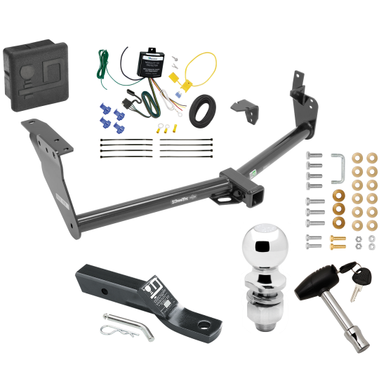 Custom Fit Trailer Hitch Wiring Harness (Requires Splicing) 2" Drop Ball-Mount w/ Pin/Clip 2" Chrome Ball Security Lock Pin Rubber Hitch Plug Cover Installation Hardware Installation Instructions 75778 119148 23 63845 580407 7010 Draw-Tite Trai Trailer Tow Hitch For 14-17 Infiniti QX70 Deluxe Package Wiring 2" Ball and Lock