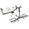 Trailer Tow Hitch For 09-17 Infiniti FX35 FX50 QX70 FX37 Platform Style 2 Bike Rack w/ Anti Rattle Hitch Lock