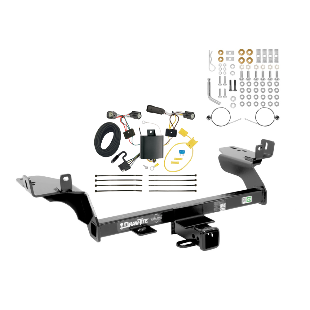 Custom Fit Trailer Hitch Wiring Harness (Plug & Play) Installation Hardware Installation Instructions 75782 118715 Draw-Tite Trailer Tow Hitch 17-18 Escape Wiring Harness Kit 17 18 2017 2018 Trailer Tow Hitch For 17-18 Ford Escape w/ Wiring Harness Kit