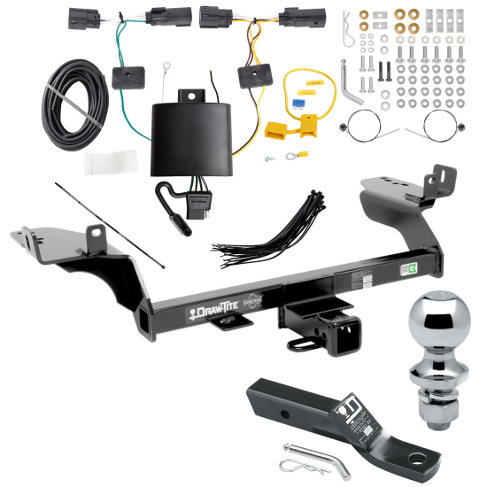 Custom Fit Trailer Hitch Wiring Harness (Plug & Play) 2" Drop Ball-Mount w/ Pin/Clip 1-7/8" Chrome Ball Installation Hardware Installation Instructions 75782 118802 23 63816 Draw-Tite Trailer Tow Hitch 2019 Escape Complete Package Wiring an Trailer Tow Hitch For 2019 Ford Escape Complete Package w/ Wiring and 1-7/8" Ball