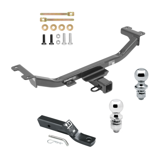 Custom Fit Trailer Hitch 2" Drop Ball-Mount w/ Pin/Clip 1-7/8" and 2" Chrome Ball Installation Hardware Installation Instructions 75784 23 63845 63816 Draw-Tite Trailer Tow Hitch 10-18 Acura RDX Receiver 1-7/8" and 2" Ball 10 11 Trailer Tow Hitch For 10-18 Acura RDX Receiver w/ 1-7/8" and 2" Ball