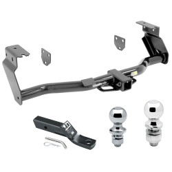 Trailer Tow Hitch For 14-18 Jeep Cherokee Trailhawk Receiver w/ 1-7/8" and 2" Ball Trailer Tow Hitch For 14-18 Jeep Cherokee Trailhawk Receiver w/ 1-7/8" and 2" Ball