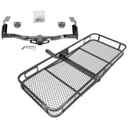 Trailer Tow Hitch For 14-18 Jeep Cherokee Trailhawk Basket Cargo Carrier Platform w/ Hitch Pin Trailer Tow Hitch For 14-18 Jeep Cherokee Trailhawk Basket Cargo Carrier Platform w/ Hitch Pin