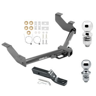 Custom Fit Trailer Hitch 2" Drop Ball-Mount w/ Pin/Clip 1-7/8" and 2" Chrome Ball Installation Hardware Installation Instructions 75852 23 63845 63816 Draw-Tite Trailer Tow Hitch 14-23 Transit Connect Receiver 1-7/8" and 2" Ball Trailer Tow Hitch For 14-23 Ford Transit Connect Receiver w/ 1-7/8" and 2" Ball