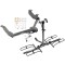 Trailer Tow Hitch For 14-23 Ford Transit Connect Platform Style 2 Bike Rack w/ Anti Rattle Hitch Lock