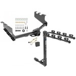 Custom Fit Trailer Hitch 4 Bike Carrier Security J-Pin Rubber Hitch Plug Cover Installation Hardware Installation Instructions 75866 1393100G 63201 7010 Draw-Tite Trailer Tow Hitch 4 Bike Rack 14-19 Chevy Silerado GMC Sierra 1500 tilt away adult or child Trailer Tow Hitch w/ 4 Bike Rack For 14-19 Chevy Silerado GMC Sierra 1500 tilt away adult or child arms fold down carrier w/ Lock and Cover