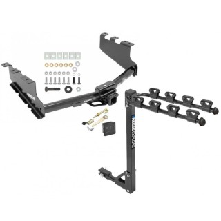 Custom Fit Trailer Hitch 4 Bike Carrier Security J-Pin Rubber Hitch Plug Cover Installation Hardware Installation Instructions 75866 1393100G 63201 7010 Draw-Tite Trailer Tow Hitch 4 Bike Rack 14-19 Chevy Silerado GMC Sierra 1500 tilt away adult or child Trailer Tow Hitch w/ 4 Bike Rack For 14-19 Chevy Silerado GMC Sierra 1500 tilt away adult or child arms fold down carrier w/ Lock and Cover