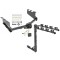 Custom Fit Trailer Hitch 4 Bike Carrier Security J-Pin Rubber Hitch Plug Cover Installation Hardware Installation Instructions 75866 1393100G 63201 7010 Draw-Tite Trailer Tow Hitch 4 Bike Rack 14-19 Chevy Silerado GMC Sierra 1500 tilt away adult or child Trailer Tow Hitch w/ 4 Bike Rack For 14-19 Chevy Silerado GMC Sierra 1500 tilt away adult or child arms fold down carrier w/ Lock and Cover