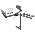 Custom Fit Trailer Hitch 4 Bike Carrier Installation Hardware Installation Instructions 75866 1393100G Draw-Tite Trailer Tow Hitch 4 Bike Rack 14-19 Chevy Silerado GMC Sierra 1500 tilt away adult or child arms fold down carrier 14 15 16 17 18 19 2014 201 Trailer Tow Hitch w/ 4 Bike Rack For 14-19 Chevy Silerado GMC Sierra 1500 tilt away adult or child arms fold down carrier